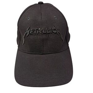 Metallica World Tour Baseball Cap‎ Black Adjustable Strap
